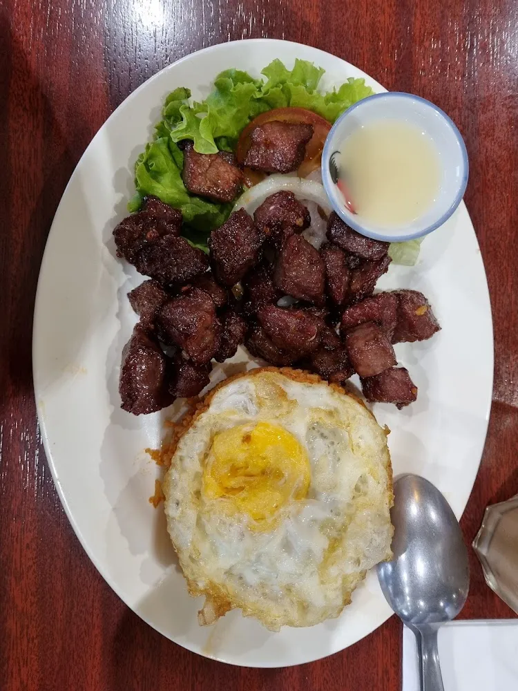 Riz Au Bœuf Loc Lac Avec Œuf